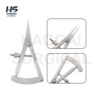 Castroviejo Caliper 85mm precision surgical measuring instrument by Haggai Surgical