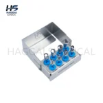 Haggai Dental Trephine Bur Drill Kit – 8PCS Implant Bone Trephine Drills Set with Sterilization Holder