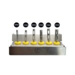 Dental Long Trephine Bur Drills Kit – 6 Pcs Stainless Steel Implantology Surgical Set with Disinfection Box - Image 2