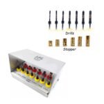 Dental Drill + Stopper Kit – 8 Drills & 6 Stoppers Stainless Steel Universal Implant Set - Image 2