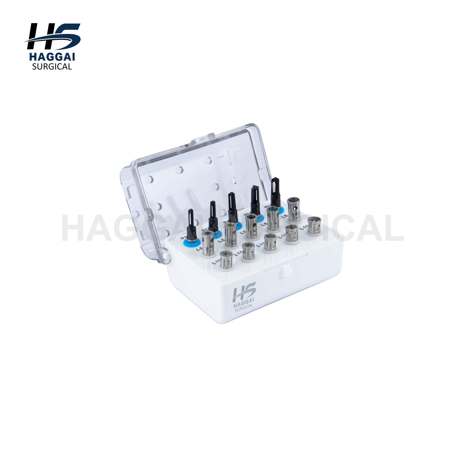 Bone Collector Kit with Drill Stoppers – Autogenous Bone Harvesting System in Sterilizable Box Haggai Surgical (1) Bone Collector Kit with Drill Stoppers – Autogenous Bone Harvesting System in Sterilizable Box - Image 1