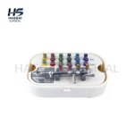 Dental Universal Prosthetic Kit with Torque Ratchet – Autoclavable Plastic Box - Image 4