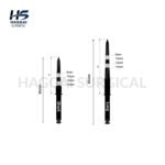 Haggai Surgical Lindemann Drill Kit – Dental Implant Bone Cutting Drills Set (Ø1.8–Ø2.8 mm) with Sterilization Holder - Image 3