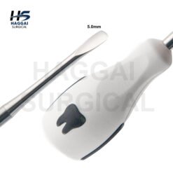 Ergonomic Luxator Straight 5.0mm Dental Extraction Instrument