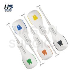 Ergonomic Luxator Set of 5 Pcs 1.2mm 2mm 3mm 4mm 5mm