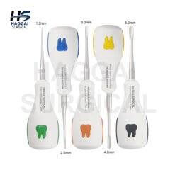 Ergonomic Luxator Set of 5 Pcs 1.2mm 2mm 3mm 4mm 5mm