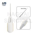 Root Luxator Straight Double Blade 3mm/1.5mm Silicone Handle