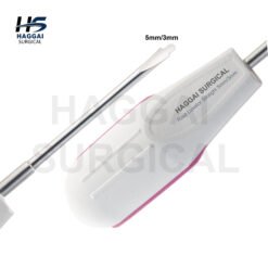 Root Luxator Straight Double Blade 5mm/3mm Silicone Handle