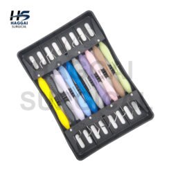 Composite Filling Instruments Set of 10 Pcs with Silicone Handles and Cassette