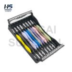 Composite Filling Instruments Set of 10 Pcs with Silicone Handles and Cassette